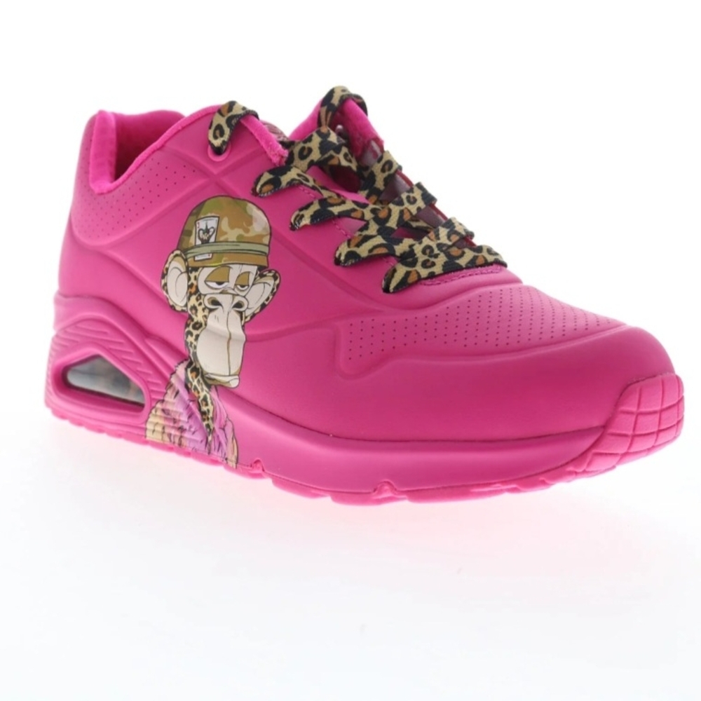 Skechers Uno Dr. Bombay Snoop Dogg Womens Pink Lifestyle Sneakers Shoes